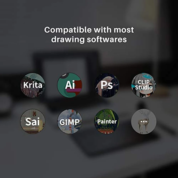 HUION Inspiroy H640P Drawing Tablet, 6x4 inch Digital Art with Battery-Free Stylus, 8192 Pen Pressure, 6 Hot Keys, Graphics Tablet for Drawing, Writing, Design, Teaching, Work with Mac, PC & Mobile by HUION - Image 10