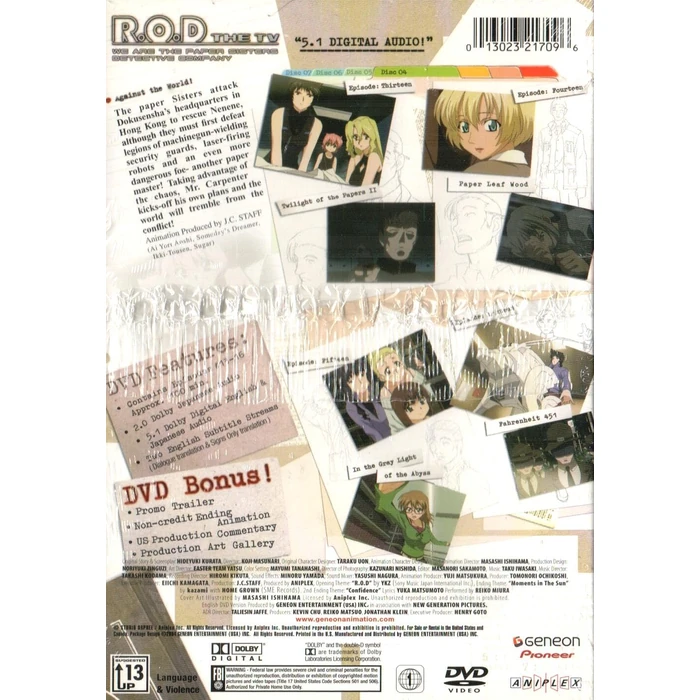 R.O.D -The TV-, Vol. 4: Turning Point by GENEON ENTERTAINMENT - Image 2