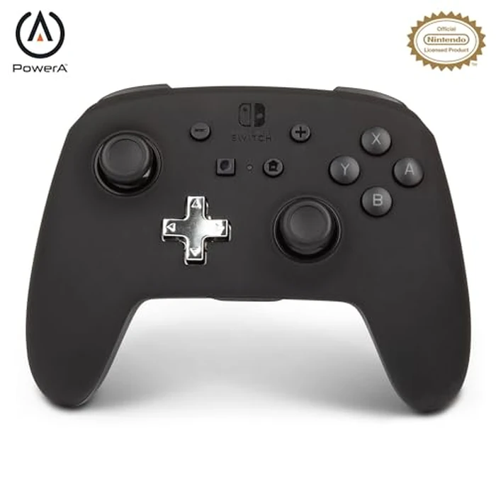 PowerA Enhanced Wireless Controller for Nintendo Switch/Switch 2 / Switch Lite/OLED Model - Black - Gamepad, game controller, Officially Licensed by PowerA - Used - Acceptable condition - US$26.06