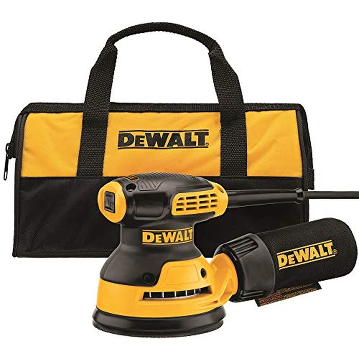 DEWALT Orbital Sander Kit, 5 inch, 3 amp, Corded, 12,000 OPM (DWE6421K) by DEWALT - Used - Like New condition