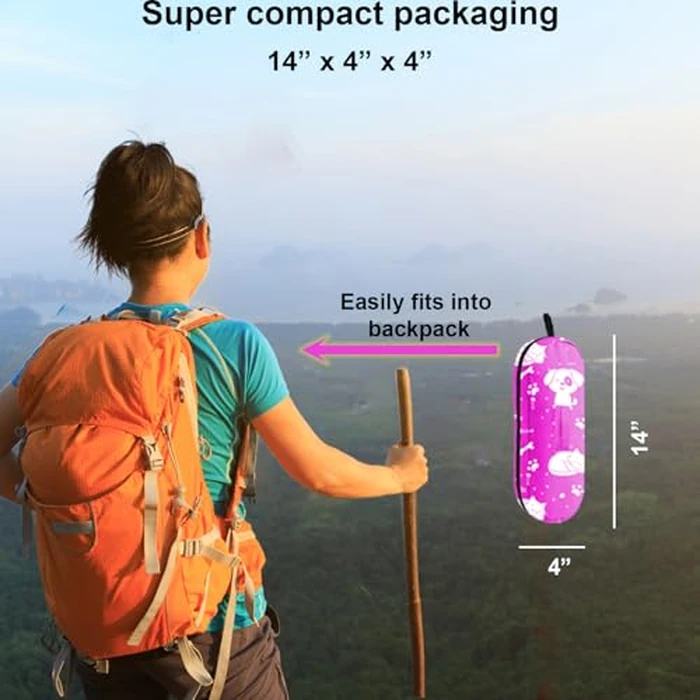 KidzAdventure Youth and Kids Camping Chair | Ultra Lightweight, Foldable and Heavy Duty | Ideal Indoor/Outdoor Kid Chair for Camping, Beach, Sports and Lawn (Pink) by KidzAdventure - Image 4