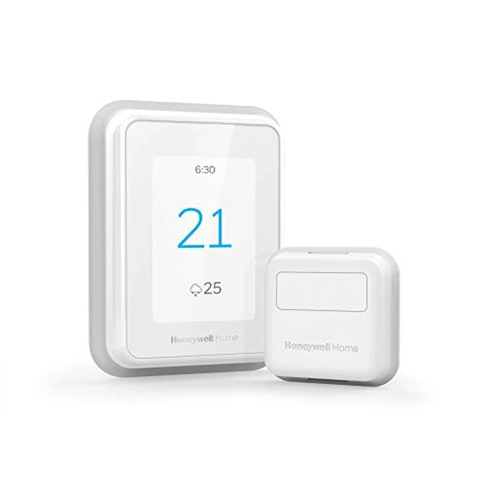 Honeywell Home T9 WiFi Smart Thermostat with 1 Smart Room Sensor, RCHT9610WF, Touchscreen Display, Alexa and Google Assist, C-Wire Required by Honeywell - Used - Acceptable condition - CA$161.00