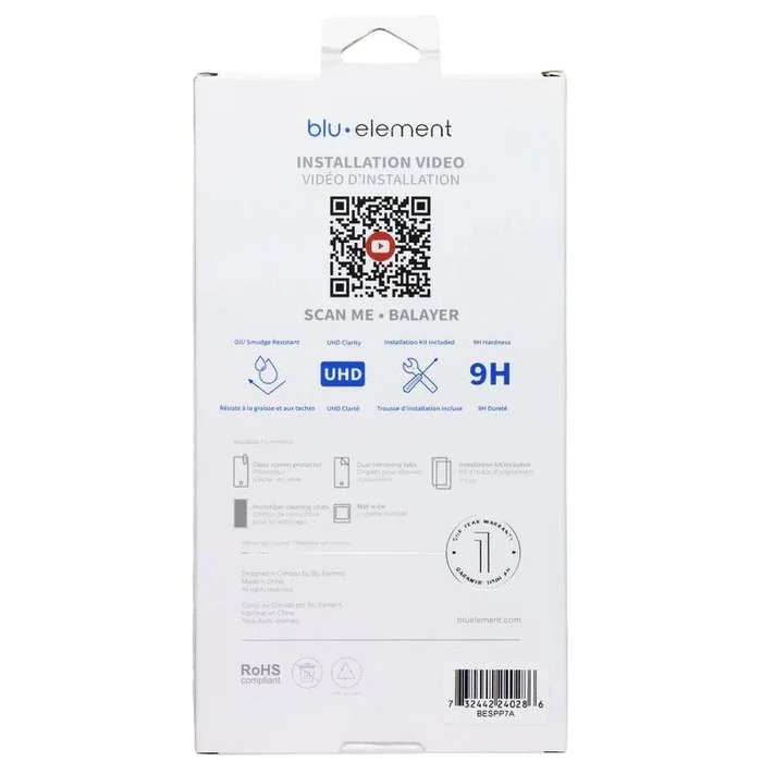 Blu Element 9H Tempered Glass Screen Protector for Google Pixel 7a - Clear by Blu Element - Image 3