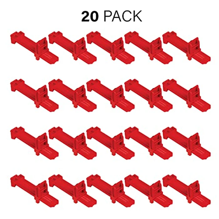 On-Q AC1051-RC-20 Ratchet Clip, Red by On-Q - Image 2