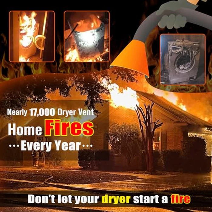 Sealegend Dryer Vent Cleaner Kit Vacuum Hose Attachment Compatible with Most Vacuum Cleaner, Quickly Lint Remover Cleaning Supplies by Sealegend - Image 7