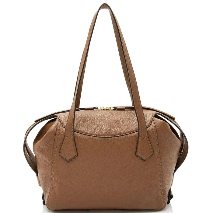 Tory Burch Leather Perry Medium Satchel - Leather - Brown by Tory Burch - Image 3