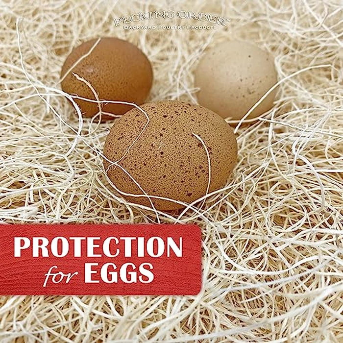 Nest Box Pads for Chicken Nesting Boxes - 13 x 13 Pads Made in USA from Sustainably Sourced Aspen Excelsior (10 Pack) by Pecking Order - Image 3