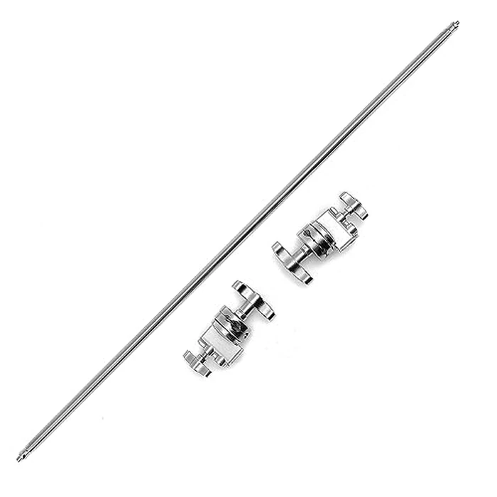 PHOCUS 42 inch C Stand Boom Arm, Extension Grip Boom Arm with 2 Pieces Swivel Grip Head for Photography C Stand Light Stand Reflector Flag and Other Studio Video Equipment by PHOCUS - Image 2