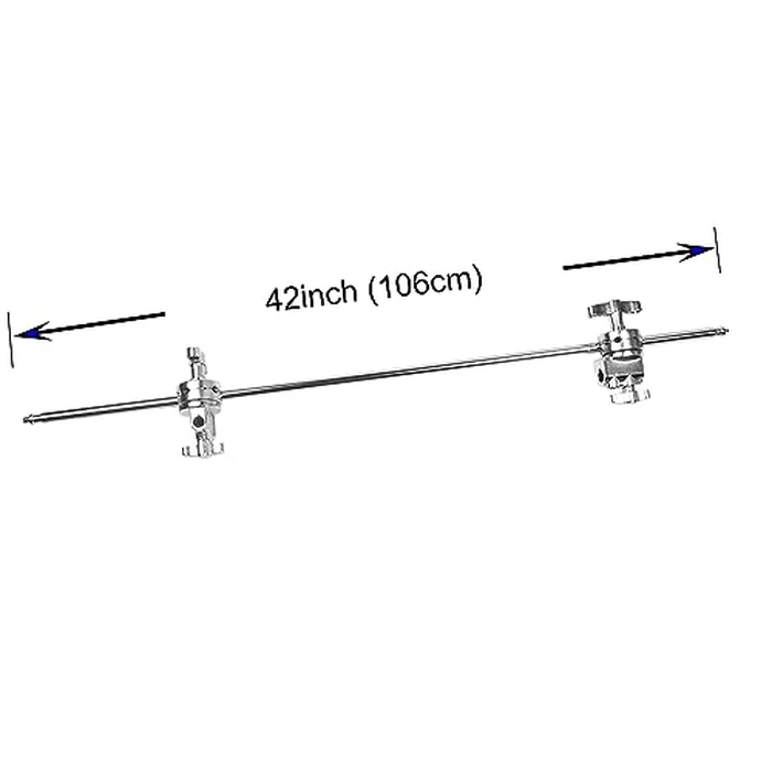 PHOCUS 42 inch C Stand Boom Arm, Extension Grip Boom Arm with 2 Pieces Swivel Grip Head for Photography C Stand Light Stand Reflector Flag and Other Studio Video Equipment by PHOCUS - Image 5