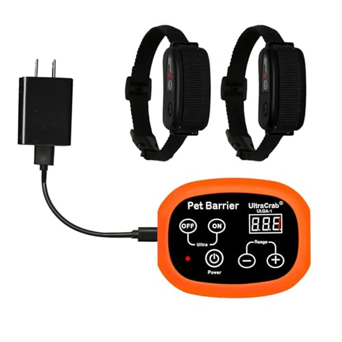 UltraCrab Indoor Pet Barrier for Dogs, Wireless Indoor Electric Fence, Pet Gate, Keeps Areas Off Limits, Dog Fence Waterproof/Rechargeable Training Collar (Only Receiver for Dog System) by UltraCrab - Image 3