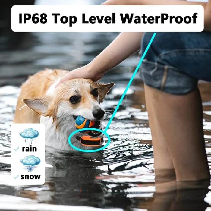 UltraCrab Indoor Pet Barrier for Dogs, Wireless Indoor Electric Fence, Pet Gate, Keeps Areas Off Limits, Dog Fence Waterproof/Rechargeable Training Collar (Only Receiver for Dog System) by UltraCrab - Image 4