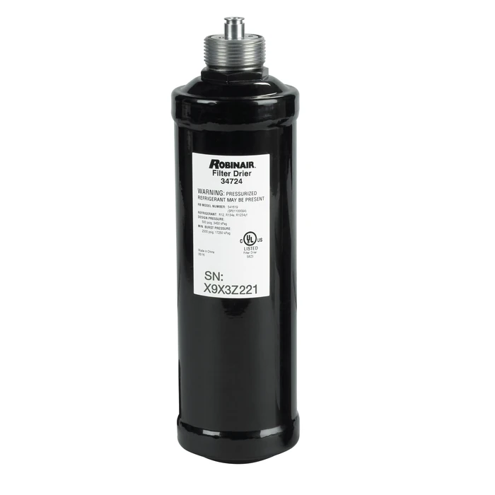 Robinair 34724 A/C Recycling Filter-Drier Spin-On Replacement Filter - Compatible with 34288, 34288NI, 34788, 34788NI, 34788NI-H, 34888HD, 34988, 34988NI, 34998, AC1234-4/6/9 RRR Machines + More by Robinair - Used - Like New condition - US$48.91