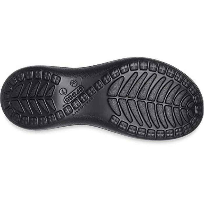 Crocs Women's Capri V Flip Flops | Sandals for Women, Black Glitter, 10 Women by Crocs - Image 6