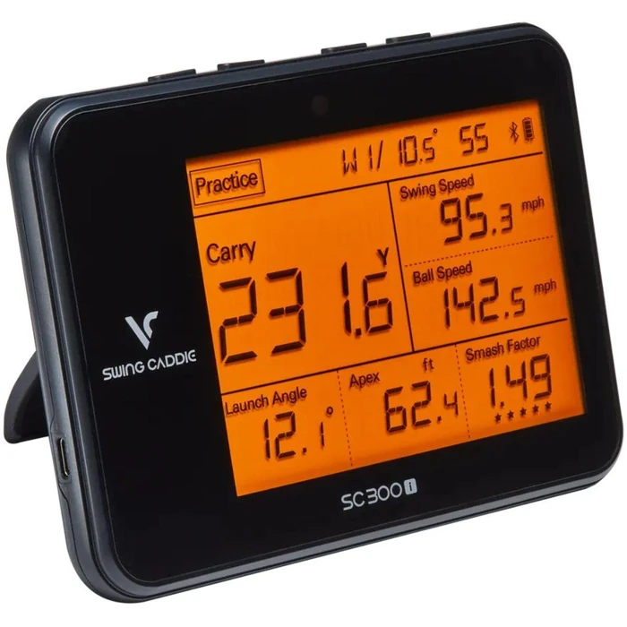 Voice Caddie Swing Caddie SC300i Portable Golf Launch Monitor - Black by Voice Caddie - Image 3