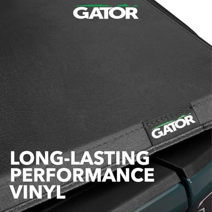 Gator Soft Tri-Fold Truck Bed Tonneau Cover w/Gear Straps | Fits 2019-2026 Chevy/GMC Silverado/Sierra 1500 New Body Style (w/o Carbon Pro Bed, fits Multi-Pro/Multi-Flex Tailgate) 5' 8" Bed (69.6) by Gator - Image 7