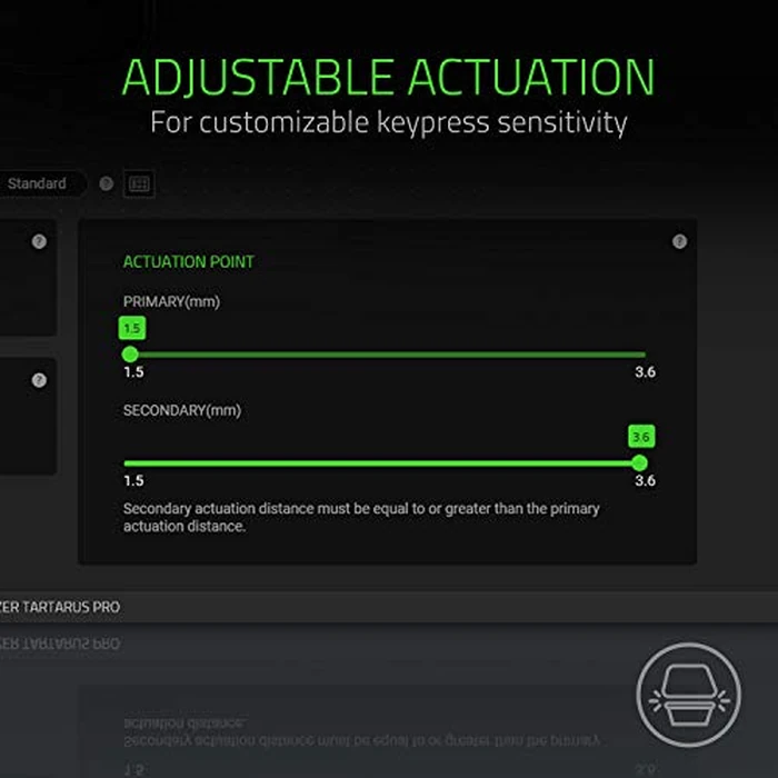 Razer Tartarus Pro Gaming Keypad: Analog-Optical Key Switches - Rapid Trigger - Adjustable Actuation - 32 Programmable Keys - Customizable Macros - Chroma RGB Lighting - Classic Black by Razer - Image 3