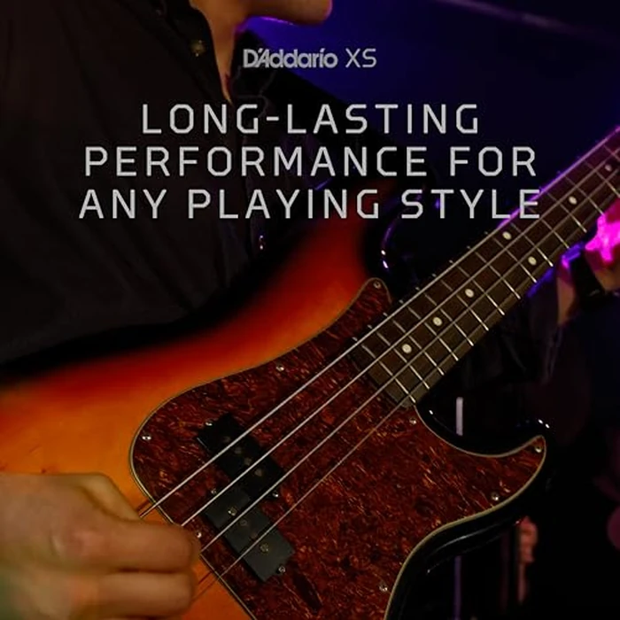 D'Addario Bass Guitar Strings, XS Coated Electric, XSB32130MS, Hybrid Light 32-130, Multiscale, 6-String Set, Pack of 1 by D'Addario - Image 5