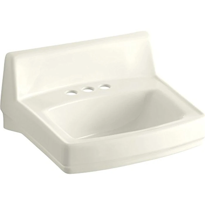 Kohler K-2032-96 Wall Mount Single Bowl Bathroom Sink Biscuit by Kohler - Used - Very Good condition