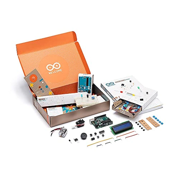 Official Arduino Starter Kit [K000007] - 12 DIY Projects with Electronic Components & English Projects Book - Original Kit from Italy by Arduino - Image 2
