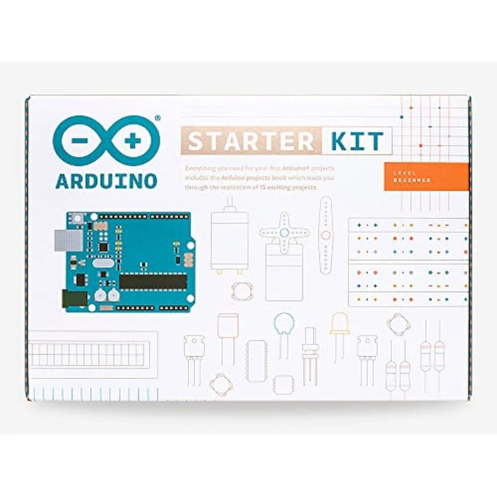 Official Arduino Starter Kit [K000007] - 12 DIY Projects with Electronic Components & English Projects Book - Original Kit from Italy by Arduino - Image 3