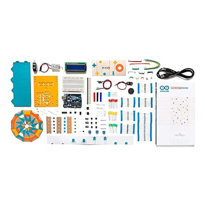 Official Arduino Starter Kit [K000007] - 12 DIY Projects with Electronic Components & English Projects Book - Original Kit from Italy by Arduino - Image 4