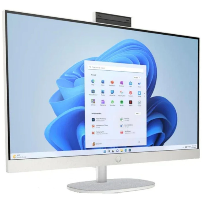 HP 27-cr0006 AIO Desktop PC 27" - Intel Core i5-1335U 3.4GHz - 256GB - Shell White - 8GB RAM - 27 Inch by HP - Image 2