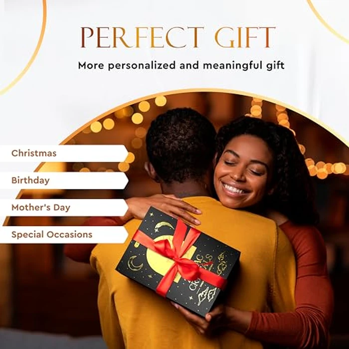 Wyspell Aquarius Crystal Set - 6 Raw Aquarius Crystals and Healing Stones - Aquarius Gifts for Women - Birthday Gifts for Women - Astrology Gifts for Women - Zodiac Crystal Set - Healing Gifts by Wyspell - Image 6