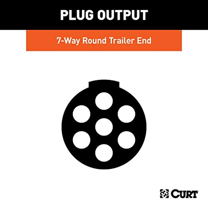 Curt Manufacturing 58180 7-Pole Die Cast Connector Trailer End With Spring by CURT - Image 5