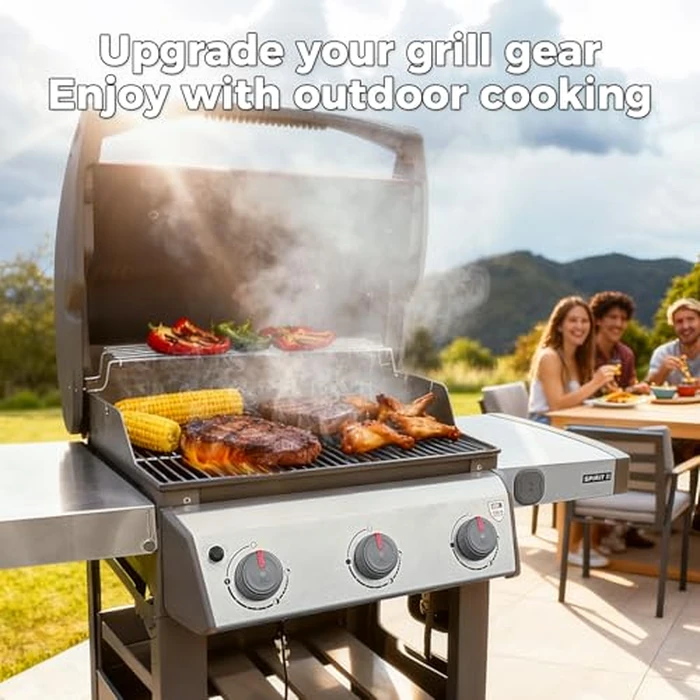 QuliMetal 15.3" Flavorizer Bars for Weber Spirit 300 and GS4 Spirit II 300 Series, Spirit E/S310 E/S315 E/S320 E/S330 Grills with Front Control Knobs, Grill Parts for Weber 7636, Stainless Steel by QuliMetal - Image 7