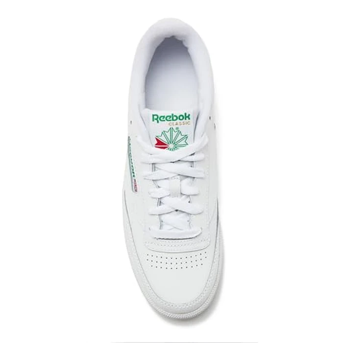 Reebok mens Club C 85 Walking Shoe, White/Green, 6.5 US by Reebok - Image 5