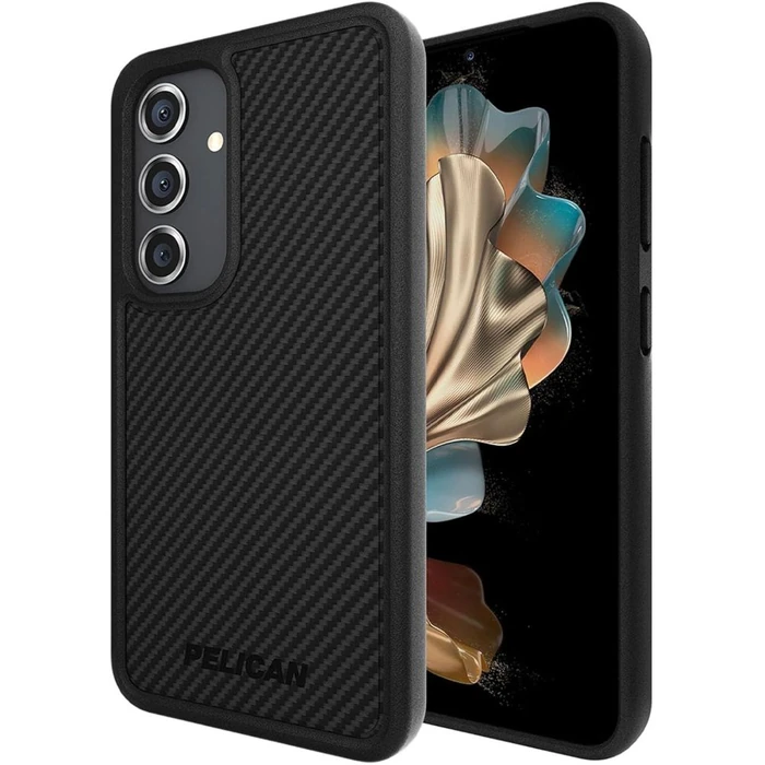 Pelican Protector Carbon Phone Case for Samsung Galaxy S24 - Black Carbon by Pelican - Image 1