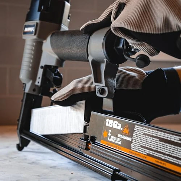 NuMax Pneumatic 3-in-1 Nail Gun | 16 GA & 18 GA Finish Nailer, Brad Nailer, Stapler | Multi-Purpose Air Tool for Trim, Moulding, Baseboards, Furniture, and Home Improvement Projects | SL31 by NuMax - Image 7