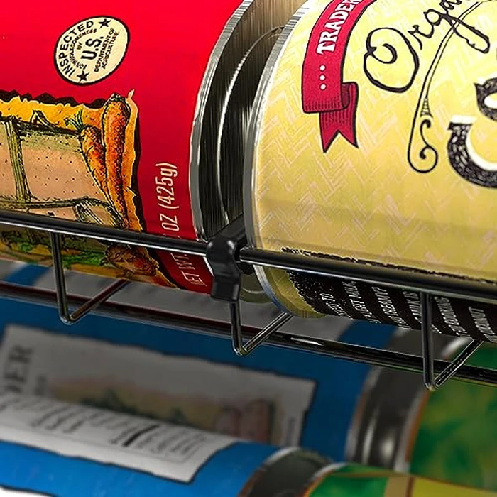 Deco Brothers Stackable Can Rack Organizer for Kitchen and Pantry, 3 Tier, Black by Deco Brothers - Image 5