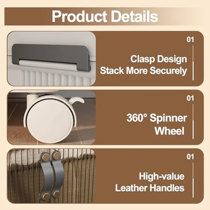 SAILUN 87Gal/348Qt Stackable Storage Bins Folding Collapsible Storage Bins with a Lid, Closet Organizers and Storage,White 26" W x 17" D x 43.7" H by SAILUN - Image 3