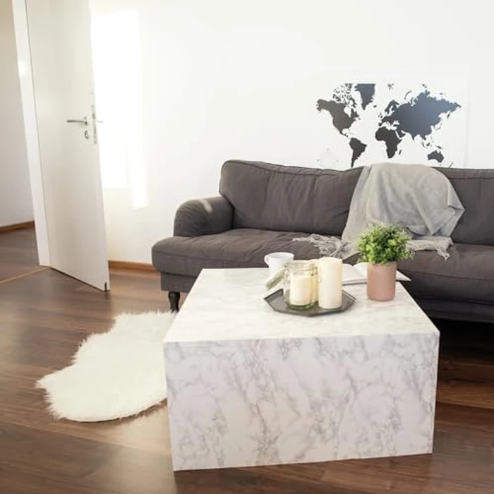 d-c-fix 346-0306 Decorative Self-Adhesive Film, Grey Marble, 17" x 78" Roll by d-c-fix - Image 2