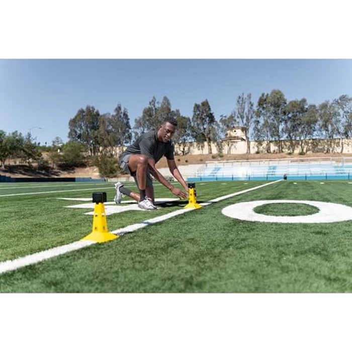 SKLZ Speed Gates Electronic Sprint Timer System, Measures Up to 20 Yards, Records 50 Times, Sensor-Based Start and Finish Gates for 20-Yard Dash and Speed Training, Indoor and Outdoor Use by SKLZ - Image 6