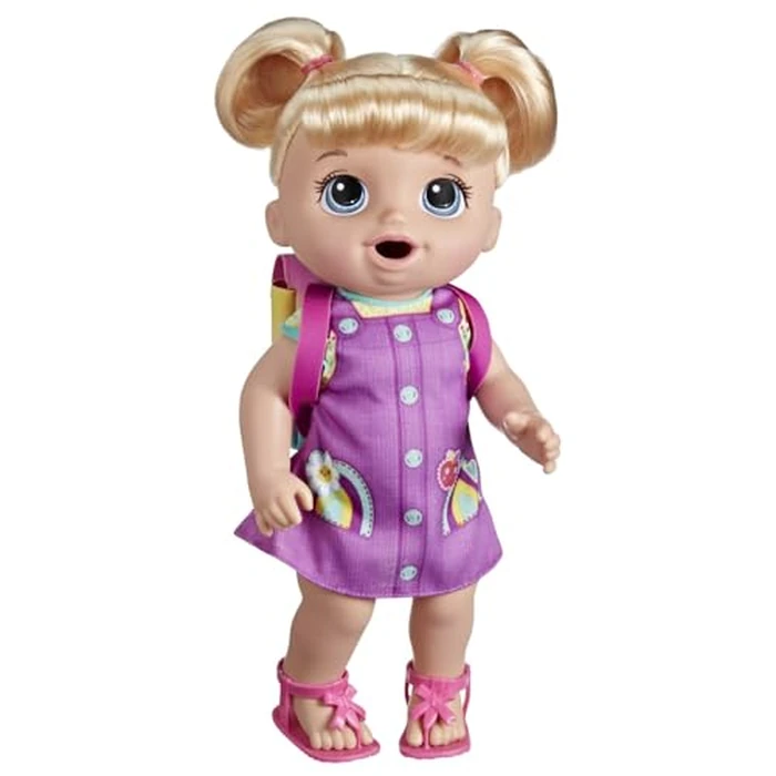 Baby Alive Time for School Baby Doll Set, 12 Inch, Back to School Toys for Girls & Boys, Blonde Hair, Preschool Gifts for Kids, Ages 3+ (Amazon Exclusive) by Baby Alive - Image 4