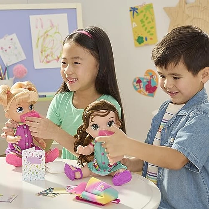 Baby Alive Time for School Baby Doll Set, 12 Inch, Back to School Toys for Girls & Boys, Blonde Hair, Preschool Gifts for Kids, Ages 3+ (Amazon Exclusive) by Baby Alive - Image 8