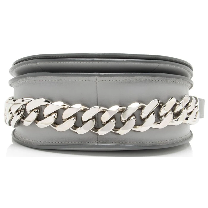 Givenchy Calfskin Infinity Saddle Mini Bag - Calfskin - Grey by Givenchy - Image 4