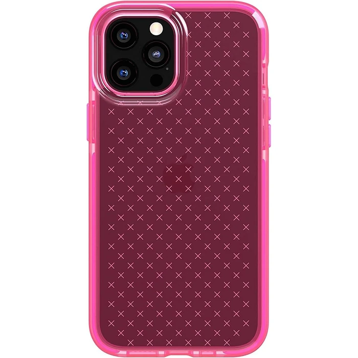 Tech21 Evo Check Series Flexible Gel Phone Case for Apple iPhone 12 Pro Max - Luminous Pink by Tech21 - Refurbished - Brand New condition - US$8.28