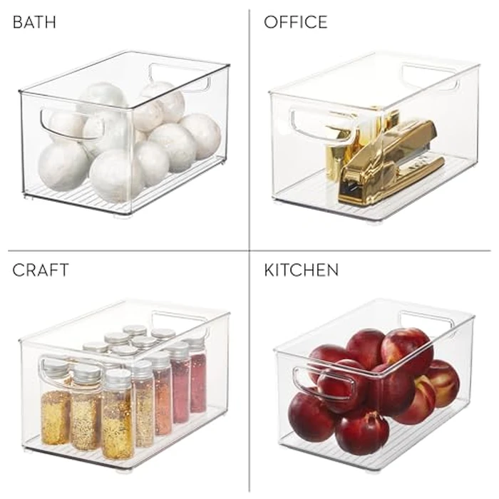 iDesign Stackable Clear Plastic Bin - Kitchen Organizers and Storage for Fridge and Pantry by iDesign - Image 7