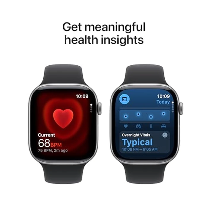 Apple Watch Series 11 [GPS + Cellular 46mm] Smartwatch with Space Gray Aluminum Case with Black Sport Band - M/L. Sleep Score, Fitness Tracker, Health Monitoring, Always-On Display, Water Resistant by Apple - Image 4