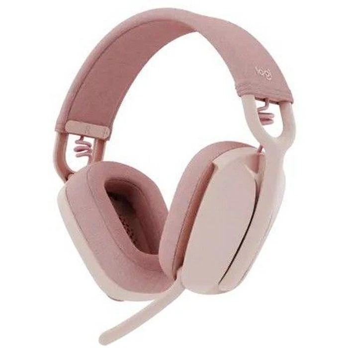 Logitech Zone Vibe 100 Wireless Over The Ear Headphones - Pink by Logitech - Refurbished - Excellent condition