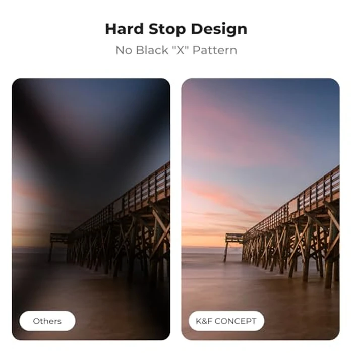 K&F CONCEPT 77mm True Color & Ultra Low Reflectivity ND2-32 | (1-5 Stops) Variable Neutral Density ND Lens Filter with 28 Multi-Layer Coatings (Nano-X Series) by K&F CONCEPT - Image 5