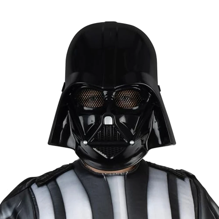Star Wars Darth Vader Official Youth Costume - Premium Quality Padded Jumpsuit with Plastic Mask and Detachable Cape (S) Multi by Jazwares Costume Play - Image 5