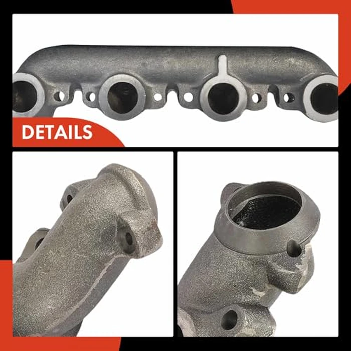 A-Premium Left Exhaust Manifold with Gasket Kit Compatible with Ford F-250 F-350 F59 International Harvester 3400 3600 3700 3800 V8 7.3L Turbocharged by A-premium - Image 6