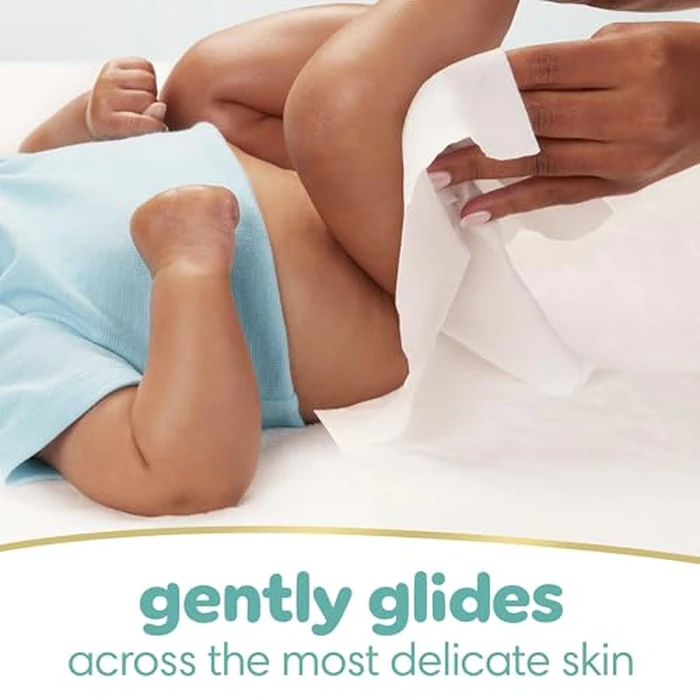 Pampers Baby Wipes Sensitive, Water Based Hypoallergenic and Unscented 504 Total (6 Flip-Top Packs) by Pampers - Image 5