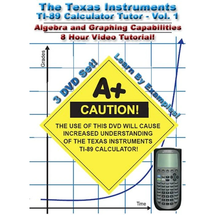 Algebra and Graphing: TI-89 Calculator Tutor: Vol 1 by MathTutorDVD.com - Used - Very Good condition - US$9.98