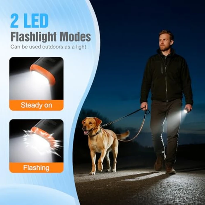 Dog Bark Deterrent Devices, 3X Anti Barking Device for Dogs Ultrasonic Dog Training, Up to 50FT Bark Control Dog Barking Silencer, Correct Bad Behavior Indoor Outdoor Portable Dog Barking Stopper by Mzorts - Image 6