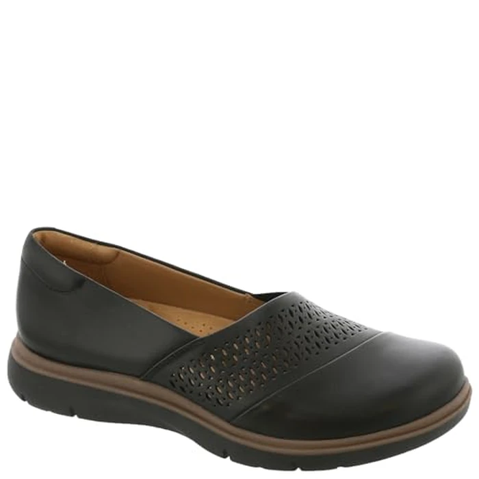 Clarks Certina Edge Women's Slip On, 8.5 2A(N) US, Black by Clarks - Image 1
